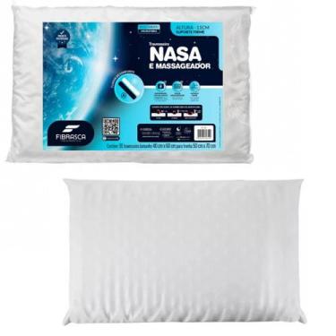 Imagem de Travesseiro Nasa e Massageador Viscoelástico Massageador Fibrasca 60c 