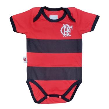 Imagem de Body Bebê Flamengo Jogo Listrado Oficial