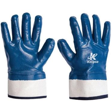 Imagem de Luva Nitrílica KA35 Kalipso Azul CA 35954, 8/M