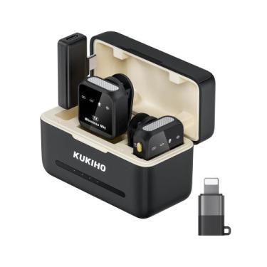 Imagem de Microfone de Lapela Sem Fio para iPhone, iPad e Android - 80h de Bater