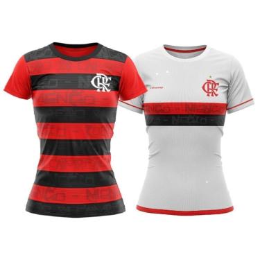 Imagem de Kit Flamengo Licenciados Baby Look Shout + Baby Look Approval Feminino-Feminino