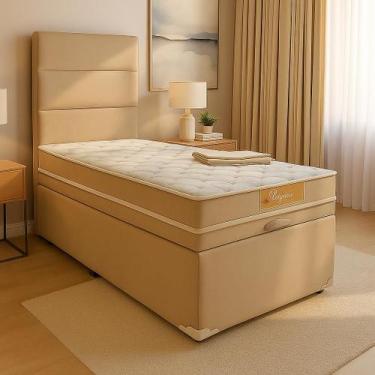 Imagem de Cama Infantil Mini Cama Box Baú 70x150cm Com Colchão D28 l Genki Kenko