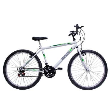 Imagem de Bicicleta Aro 26 Masculina De Passeio 18 Marchas Saidx Branca