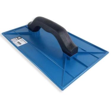 Imagem de Desempenadeira Plástica Lisa Azul 180x300mm - 00718-00 - Galo
