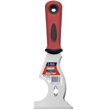 Imagem de Espatula Multiuso De Aço Inox 5 Funções - At195-1 - Pinceis Atlas Espa