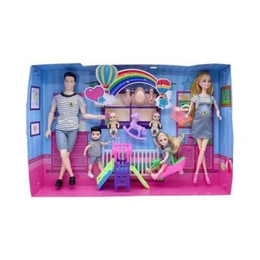 Imagem de Conjunto De Brinquedos Artesanais Para Bonecas, Para Meninas, Mamãe Gr