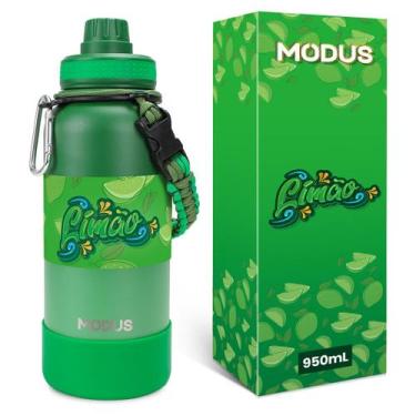Imagem de Garrafa Térmica Água Café Suco MODUS 950ml Esportiva Aço Inoxidável Is