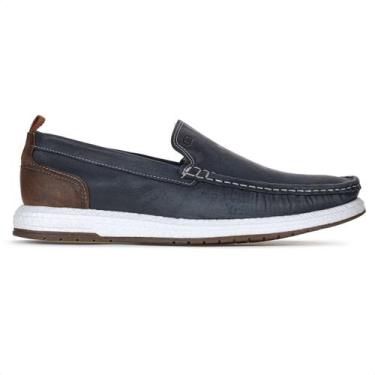 Imagem de Mocassim Democrata Easy Flop Pulse Azul Navy - Masculino, 40, Azul