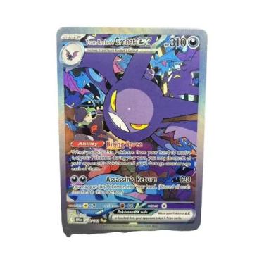 Imagem de Cartas PTCG Psyduck Salamence Crobat Mewtwo DIY EN - Jogo Clássico Fei