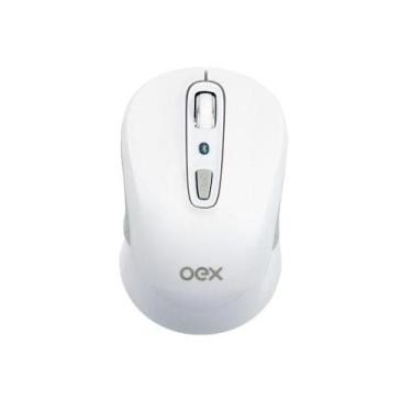 Imagem de Mouse Bluetooth Oex Ms406 Motion 1600 Dpi Branco