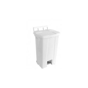 Imagem de Lixeira Quadrada Com Pedal E Rodas De 100 Litros - Higipack