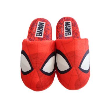 Imagem de Pantufa Feminina Fechada Homem-Aranha Vermelha Basic+ Nº 33/34
