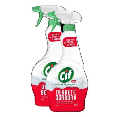 Imagem de kit 2 Desengordurante Cif Derrete Gordura Gatilho 500ML