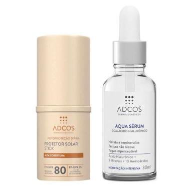 Imagem de Adcos Dermocosméticos Kit - Sérum Facial + Protetor Solar Stick com Co