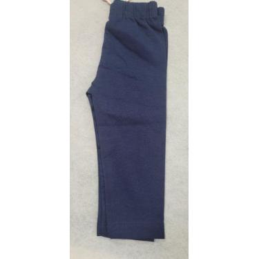 Imagem de Calça Legging Feminino Infantil - Pimentinha, Azul marinho, G