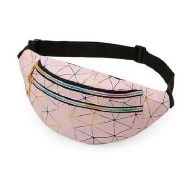 Imagem de Pochete Feminina Moderna Bolsa Transversal Cintura Fashion - Yepp, Ros
