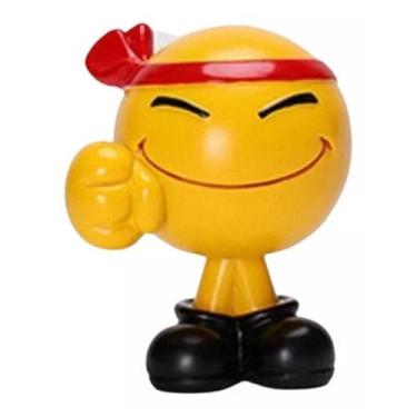Imagem de Boneco Emoji Brinquedo Decoração E Enfeite De Carro E Casa - Casa Voir