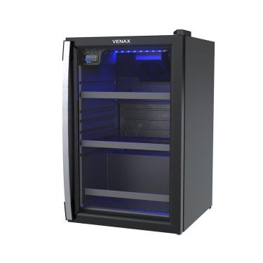 Imagem de Visa Cooler Expositor Cervejeiro Venax EXPVQBL100 100L Porta Vidro Blue Light 1 Porta 110V