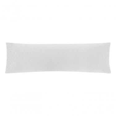 Imagem de Porta Travesseiro Body Pillow Ultrawave Frisson para Almofada Alongada Branco Altenburg