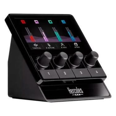 Imagem de Mesa Controladora de Áudio para Streaming Hercules Stream 100, 4 Tecla