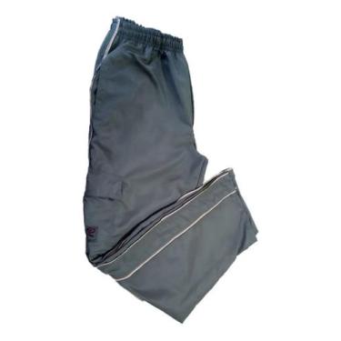 Imagem de Calça masculina em microfibra com listra e bolso cargo - Romer Sport, 