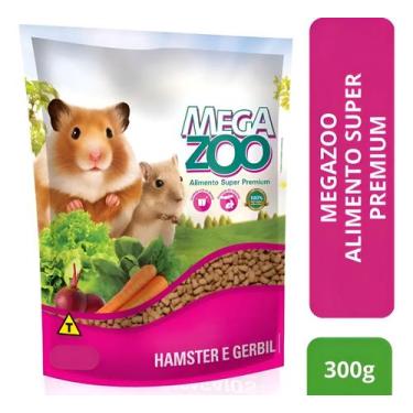Imagem de Ração Extrusada Para Hamster E Gerbil Megazoo 300g