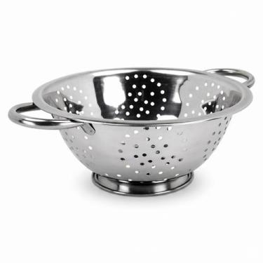 Imagem de Escorredor Em Aço Inox 24 Cm Massas Macarrão Alimentos Profissional Pa