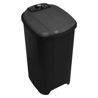 Imagem de Tanquinho Lavadora Semiautomática Newmaq 10kg Preto 220V com 9 Program