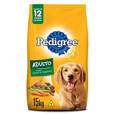 Imagem de Ração Pedigree Carne e Vegetais Cães Adultos Raças Médias e Grandes 15 kg