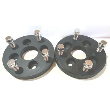 Imagem de 2 Pç Adaptador Roda Gol 4x100mm P/ 4x130mm 22mm Cpf P/ Fusca - VW e GM
