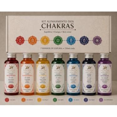 Imagem de Kit 7 Banhos de Espuma Alinhamento dos Chakras 250ml cada - Vanille At