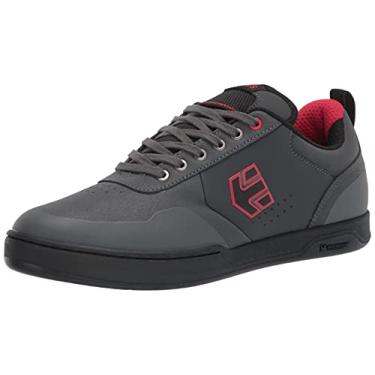 Imagem de Etnies Culvert Tênis de skate masculino de borracha Michelin de cano baixo, Cinza escuro/preto/vermelho, 8