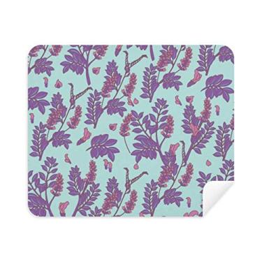 Imagem de Pintura de flores, lavanda, pano de limpeza de tela, 2 peças, tecido de camurça