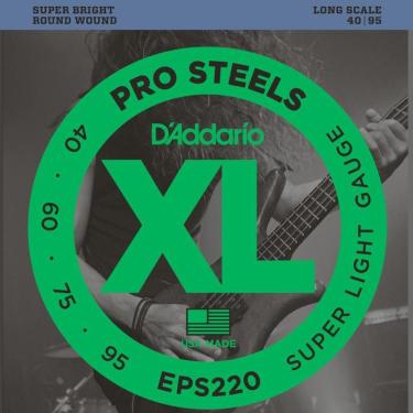 Imagem de Encordoamento para Baixo D`addario EPS220 4 Cordas 040 Super Light