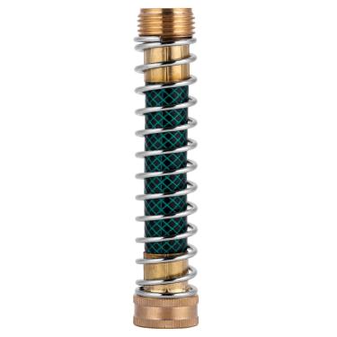Imagem de Pilipane Protetor de mola enrolado,adaptador de extensão de mangueira de jardim, conector de latão sólido, acessório de irrigação protetor de mola