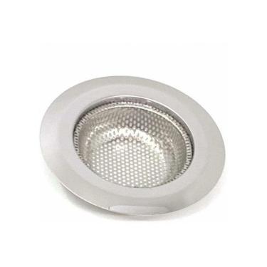 Imagem de Ralo Para Pia Grande Em Inox Borda Larga 11cm Resistente