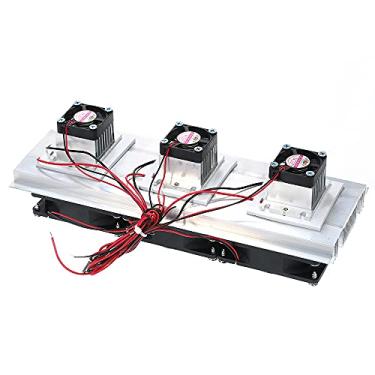 Imagem de Tingpai Refrige dor termo-elétrico 3xFan do jogo do sistema refrige r de ar da refrige ção de 180W Trinuclear Peltier