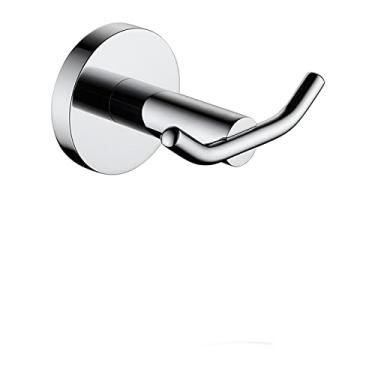 Imagem de Gancho de roupa SUS304 ganchos de parede para banheiro cozinha garagem roupão gancho preto prata ouro ferragens para banheiro, gancho A12