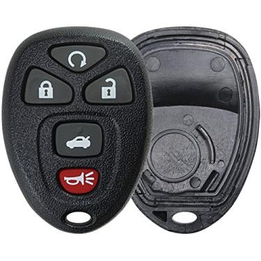 Imagem de Capa de botão KeylessOption com chave sem chave para Chevy Impala Monte Carlo Buick Lucerne Cadillac DTS OUC60270, OUC60221