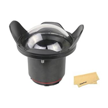 Imagem de Seafrogs wa005-A acrílico óptico de 6 polegadas de largura porto de cúpula de largura Fisheye Lente grande angular para mineikon sapos marinhos de câmera à prova d'água (diâmetro:-90mm l 106mm)