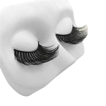 Imagem de 5 pares de cílios postiços 3D luxuosos de cílios postiços longos e naturais para festas