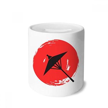 Imagem de DIYthinker Ilustração de pintura de pincel japonesa caixa de dinheiro caixa de cerâmica porta-moedas presente de cofrinho