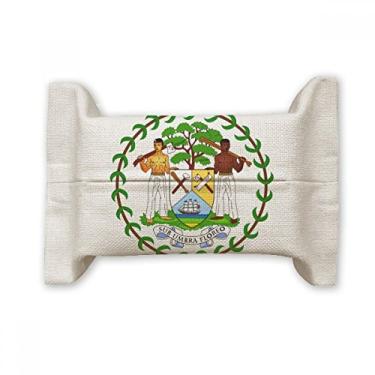 Imagem de Bolsa de linho de algodão com emblema nacional Belize