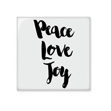 Imagem de Paz, amor, alegria, citação, azulejo, cerâmica, brilhante, banheiro, cozinha, parede