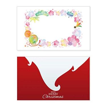 Imagem de Giroscópio Sakura Pattern Geometria Holiday Holiday Merry Christmas Congrats Card Christmas Letter Message