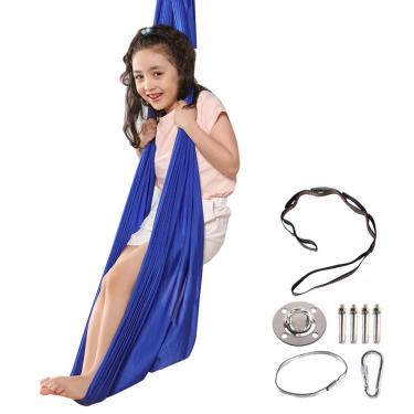 Imagem de M/P Balanço terapêutico para crianças e adultos, terapia de integração sensorial com rede para abraços, para crianças com necessidades especiais, autismo, TDAH, Aspergers, interior e exterior