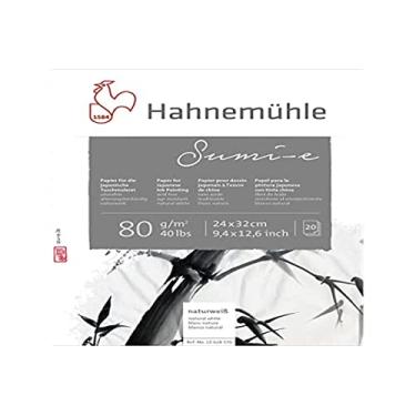 Imagem de Hahnemühle SUMI-E 80 G/M2, BLOCO, TAM 24X32CM, 20 FLS, Branco Natural