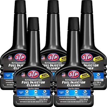 Imagem de Kit 5 Aditivo Stp Fuel Injector Cleaner - Super Concentrado Aditivo Para Gasolina
