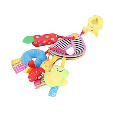 Imagem de Móbile de Pelúcia Macio Com Cores Vivas, Desenvolvimento Auditivo (Círculo)