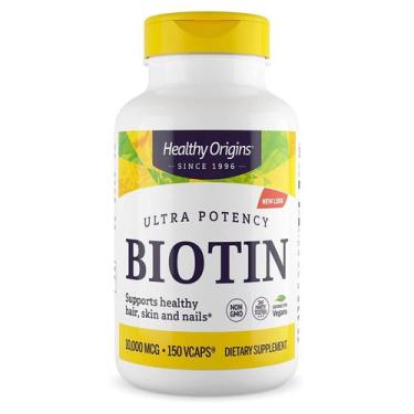 Imagem de Biotina 10.000Mcg Ultra Potência 150Vcaps Healthy Origins - Importada